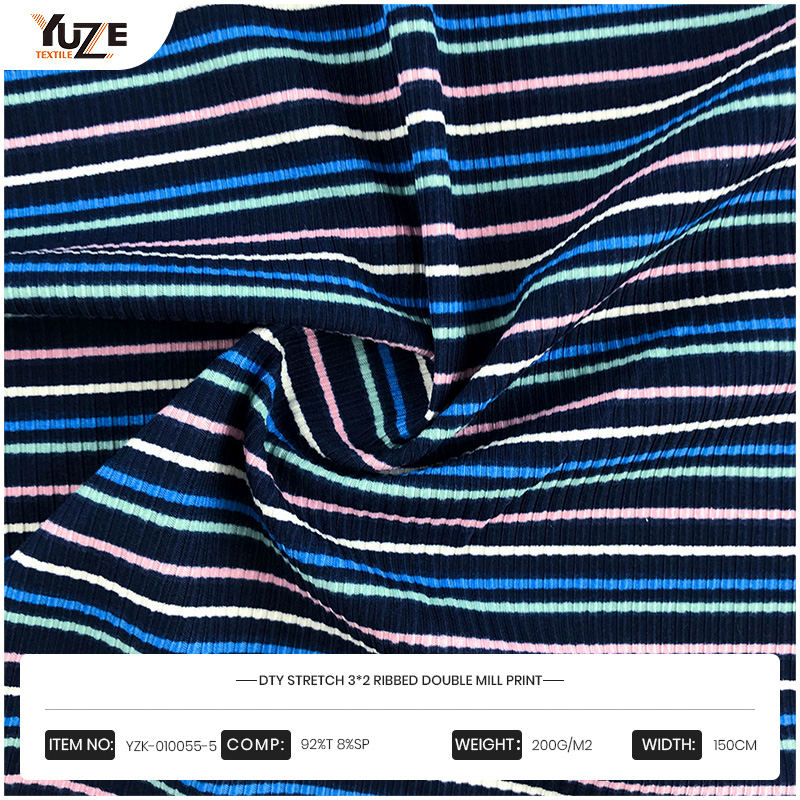 YZK-010055-5 DTY 3*2 RIB 2-Side -harjatulostus