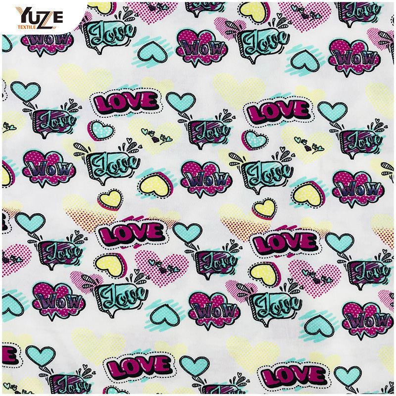 YZS18-273 Poly kehruut Jersey Print