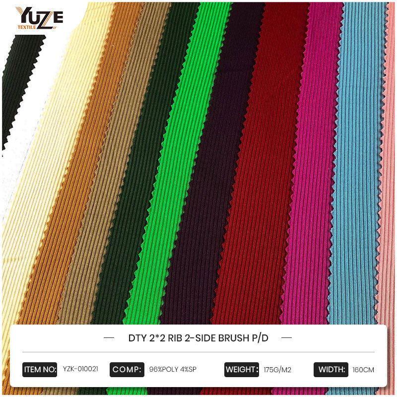 YZK-010021 DTY 2*2 RIB 2-SIDE -harja P/D