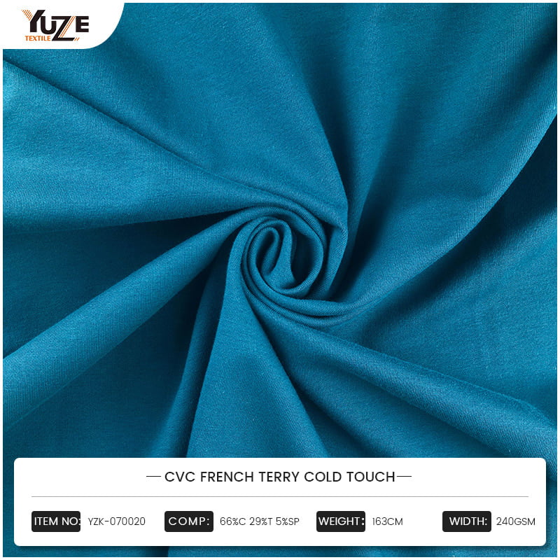 YZK-070020 CVC Ranskan Terry Cold Touch