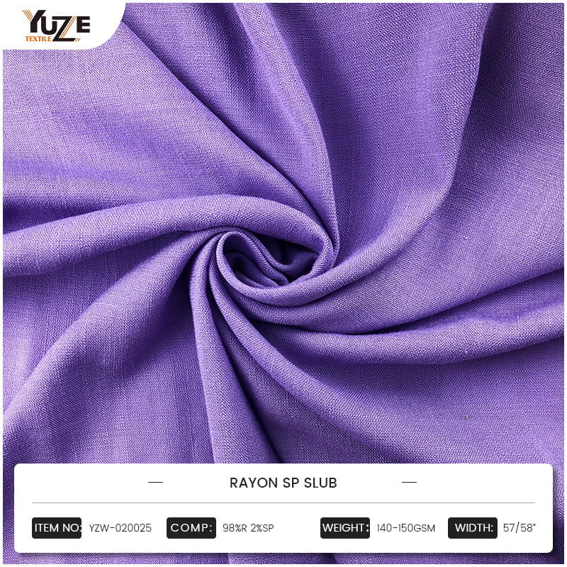 YZW-020025 Rayon Sp Slub
