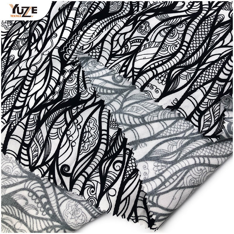 YZW-020612-33 Rayon Poplin Digital Print