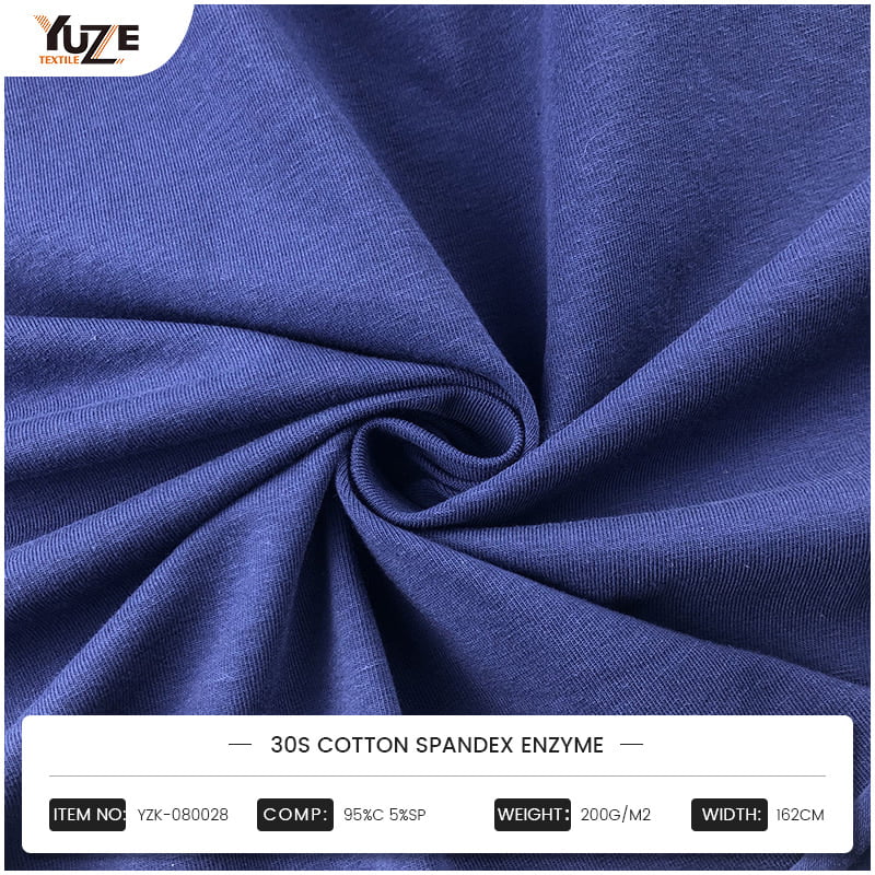 YZK-080028 30S Cotton Spandex -entsyymi
