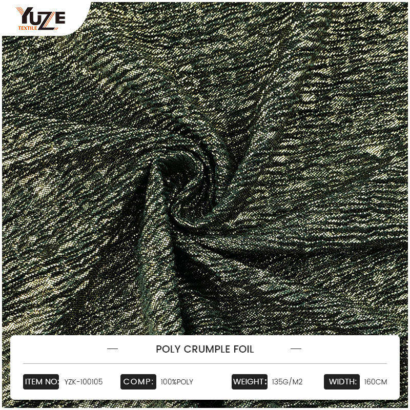 YZK-100105 Poly Crumple Folio