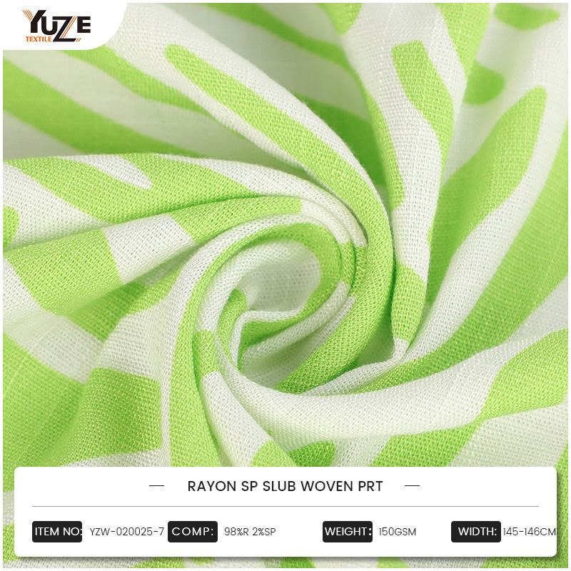 YZW-020025-7 Rayon SP Slub kudottu PRT